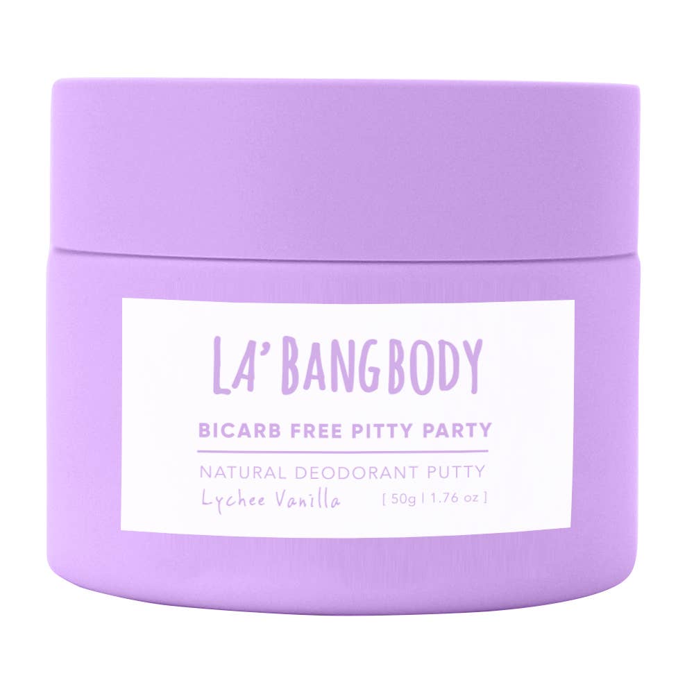 Bi-Carb Free - Lychee & Vanilla - Pitty Party Natural Deodor