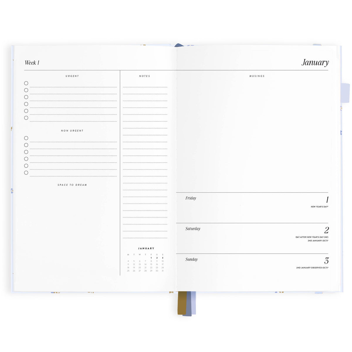 Fox & Fallow - 2027 Cornflower A5 Horizontal Planner