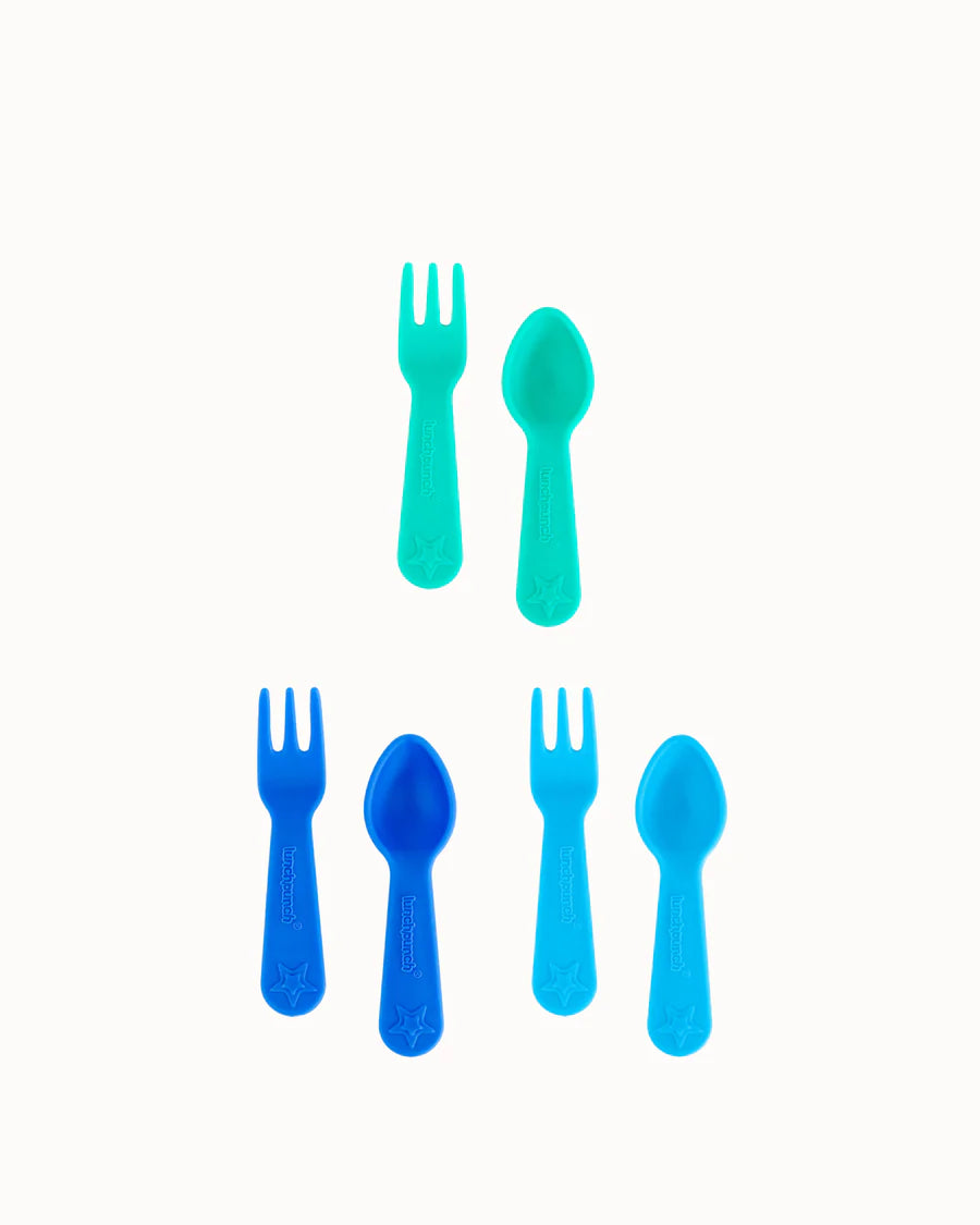 Lunch Punch Lunch Box Fork and Spoon Set - Burst