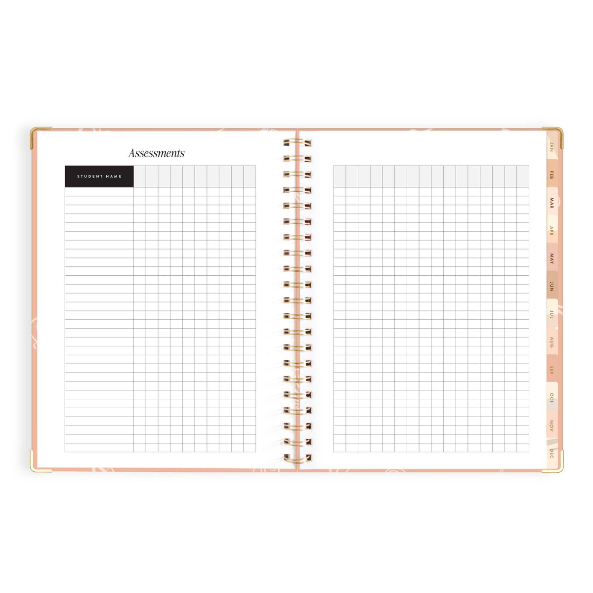 Fox & Fallow - 2027 Amalfi Peach  A4 Academic Planner