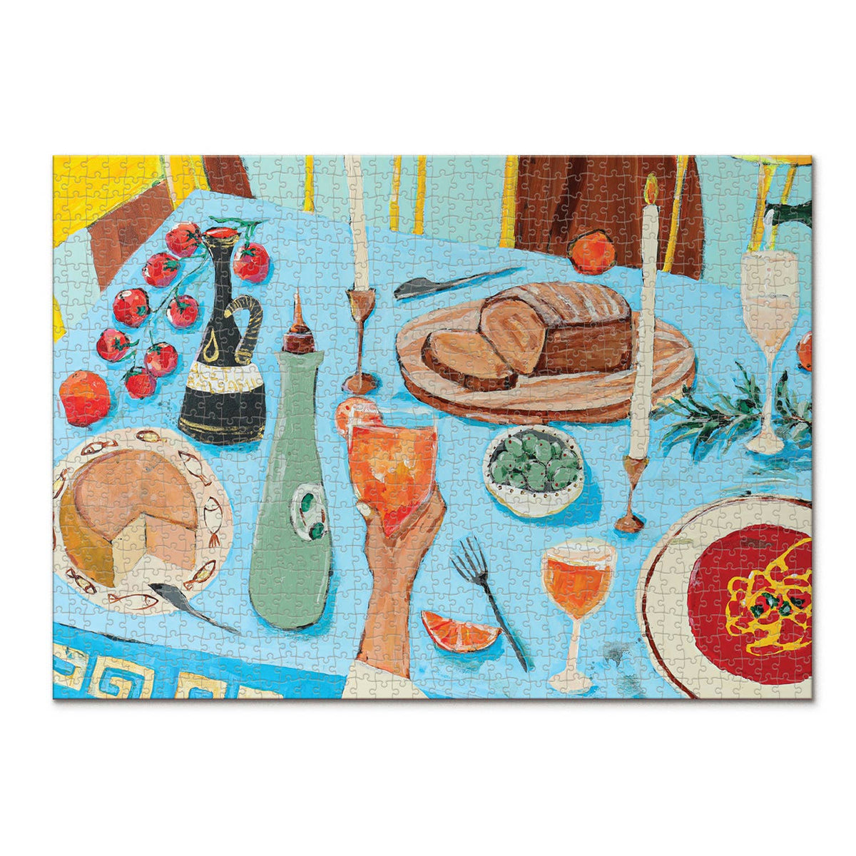 1000 Piece Jigsaw Puzzle - Feast On The Sunlit Terrace