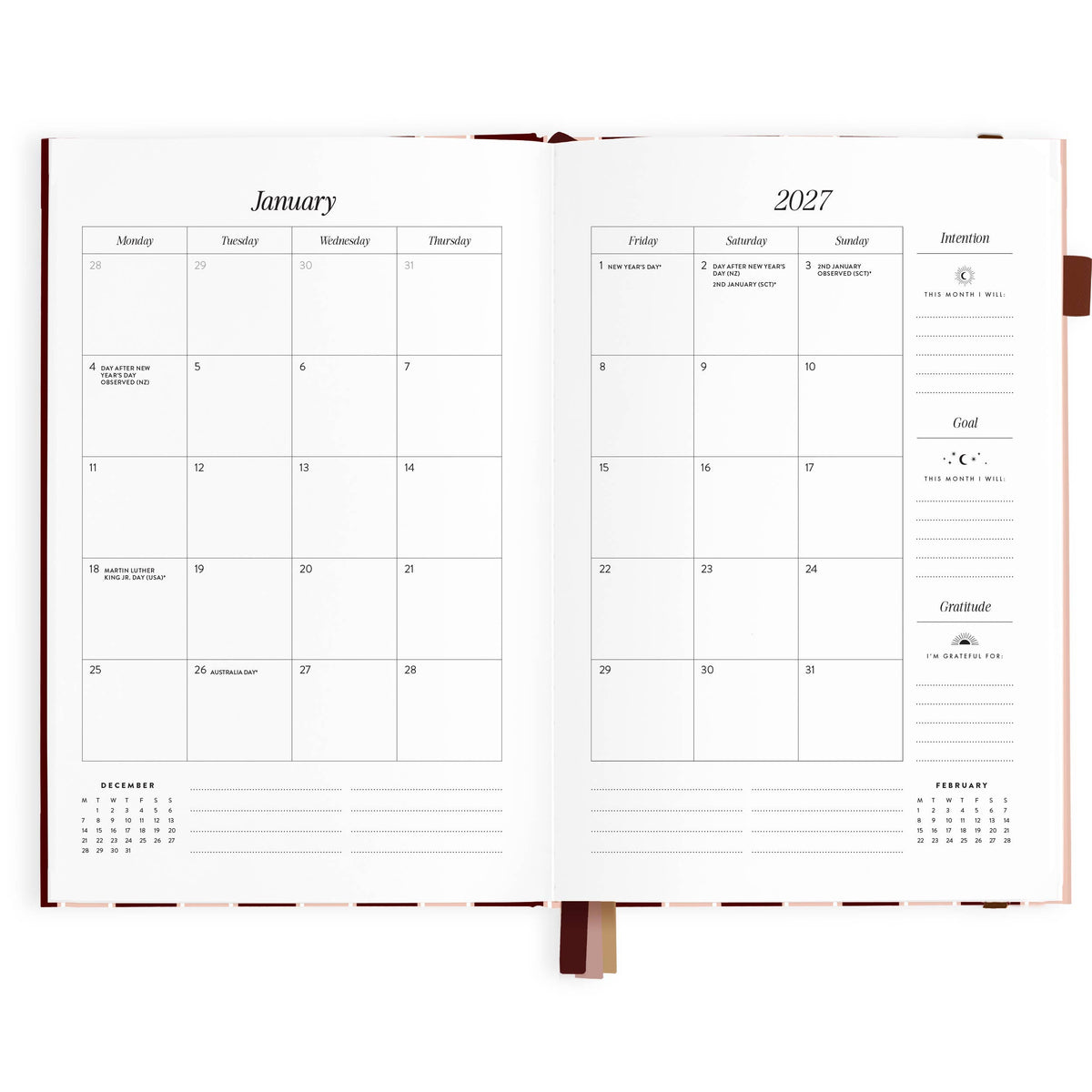 Fox & Fallow - 2027 Sorrento A5 Vertical Planner