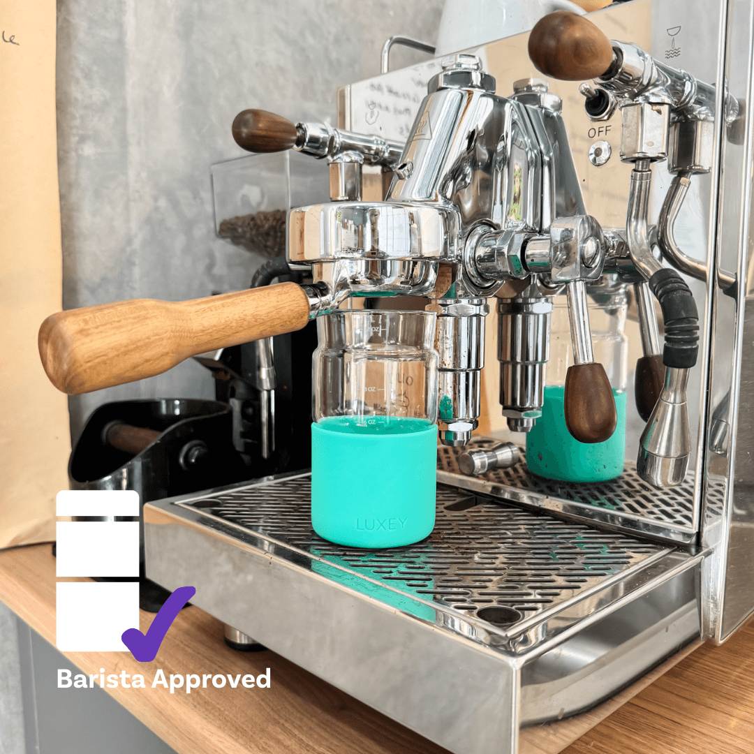 Luxey Cup - ORIGINAL -  Reusable Glass Coffee Cup 12oz: COPPER