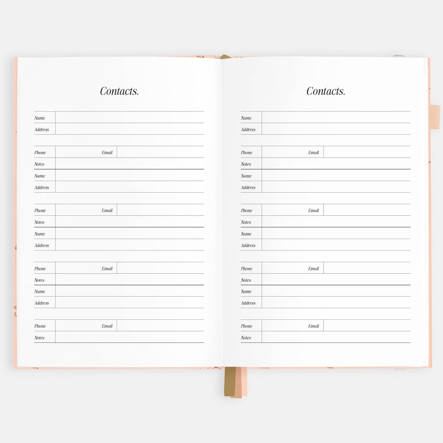 2026 Wild Ruscus A5 Vertical Planner
