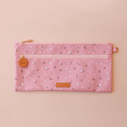 Dusty Roses Large Pencil Case