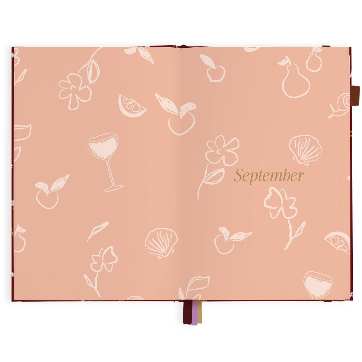 Fox & Fallow - 2027 Cherry Wisteria A5 Vertical Planner