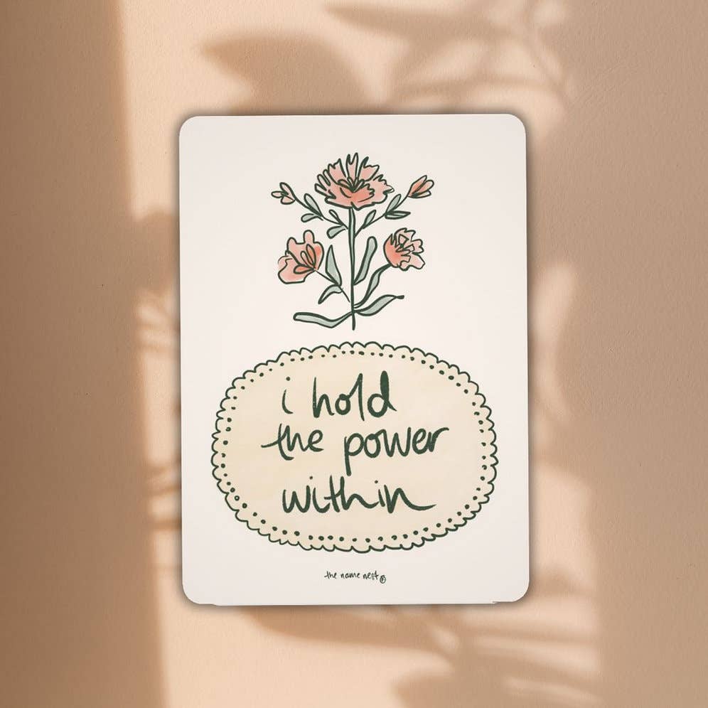 The Name Nest Fertility affirmation cards