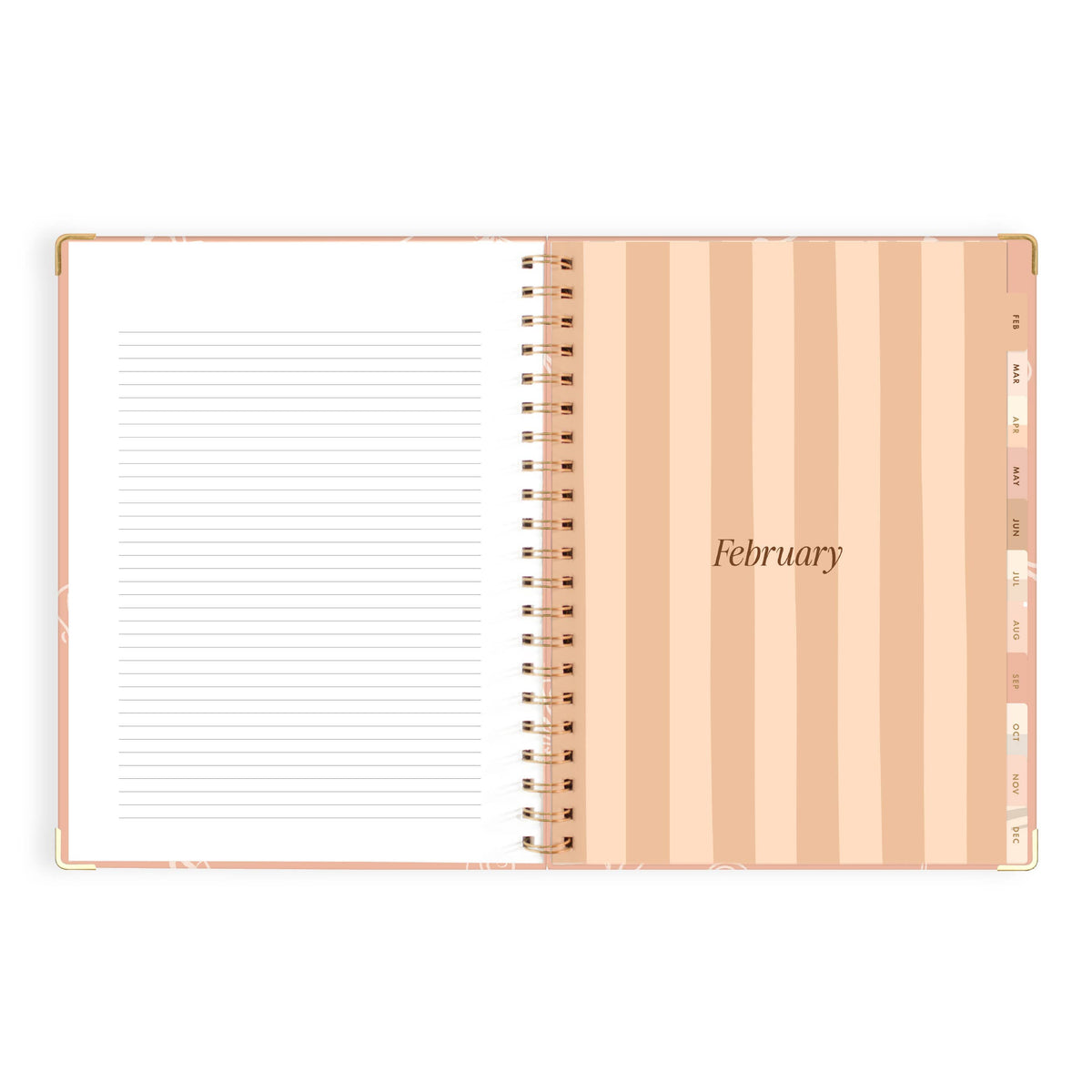 Fox & Fallow - 2027 Amalfi Peach  A4 Academic Planner