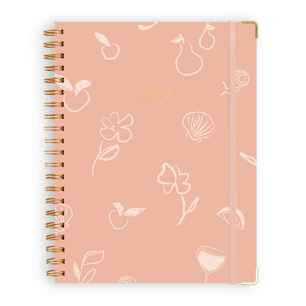 Fox & Fallow - 2027 Amalfi Peach  A4 Academic Planner