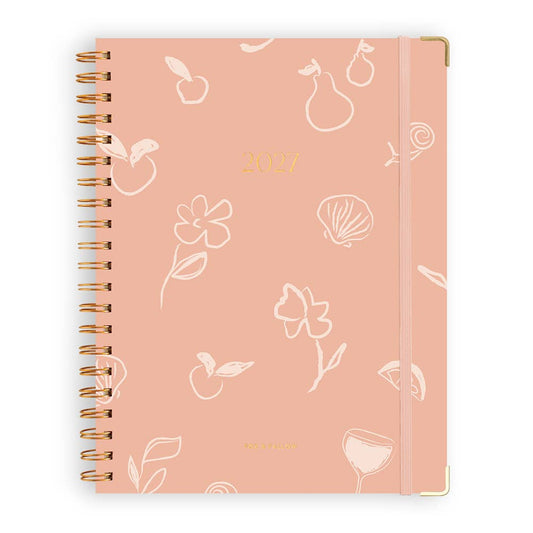 Fox & Fallow - 2027 Amalfi Peach  A4 Academic Planner