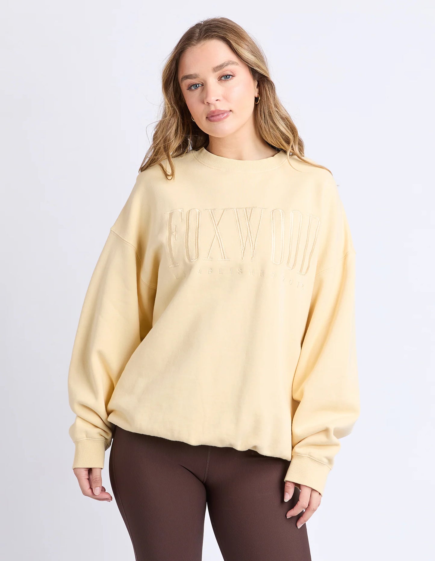Essentials Relaxed Crew Lemon