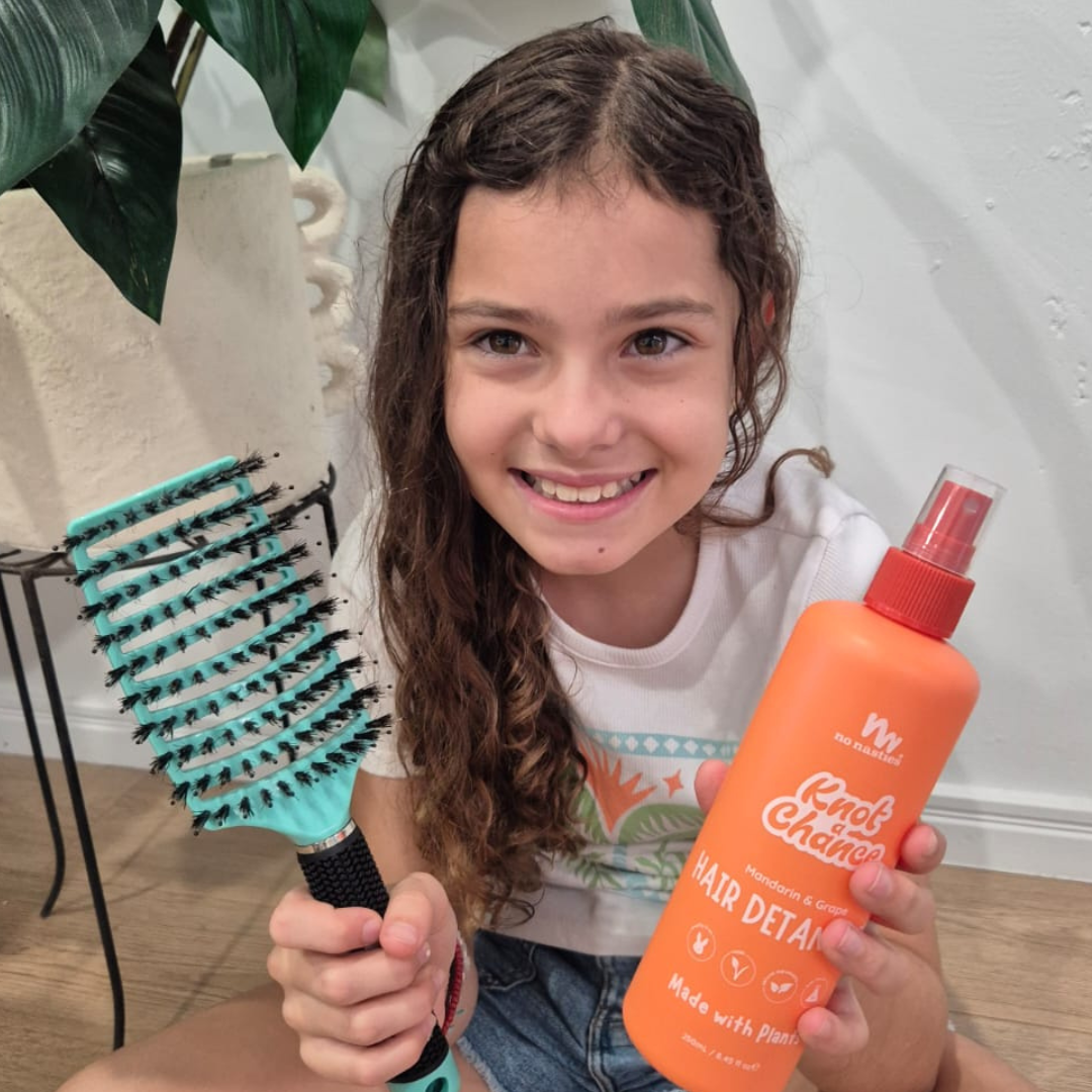 no nasties kids - Natural Plant Based Hair Detangler in Mandarin and Grape