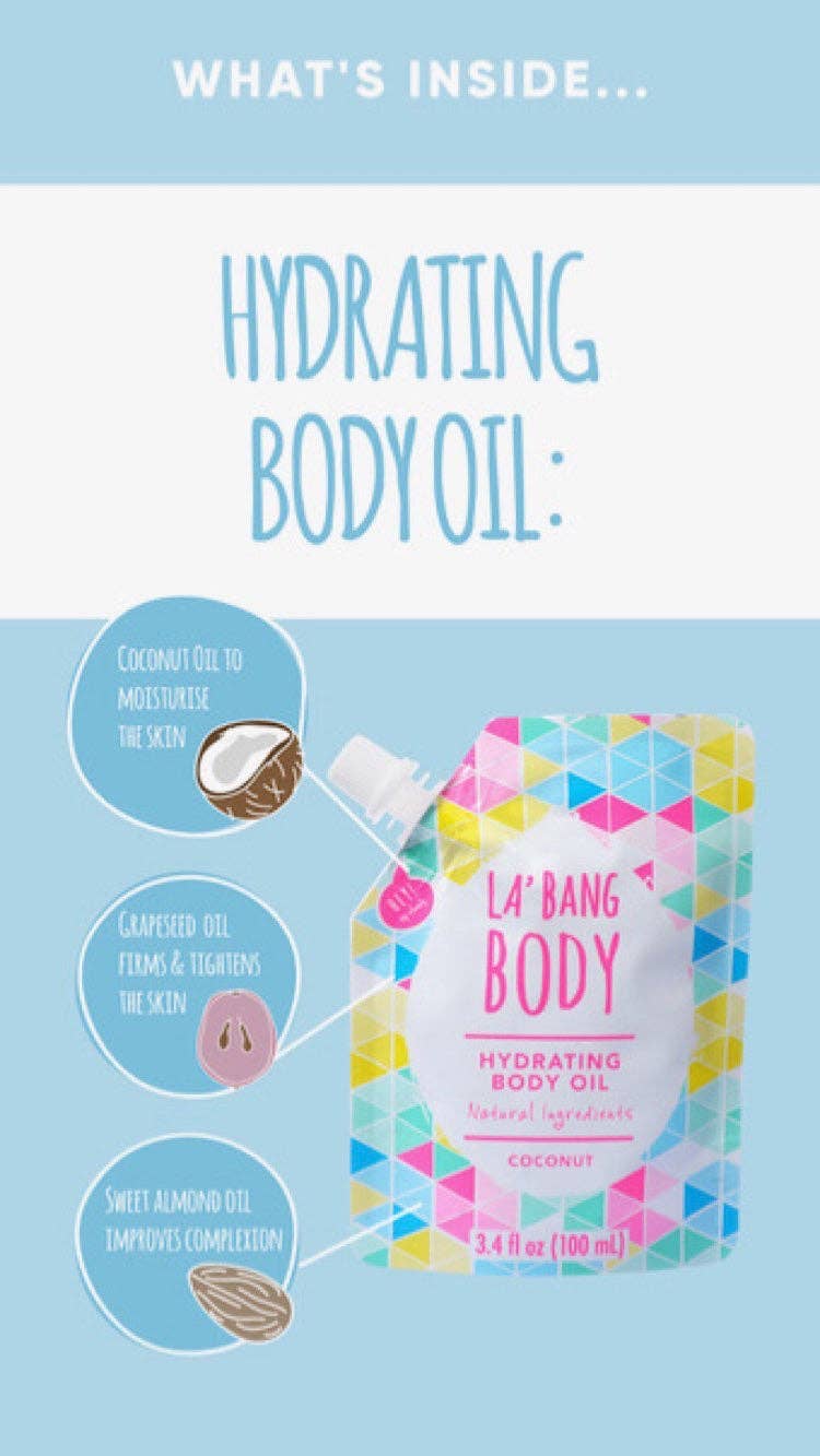Nourish Me Hydrating Body Oil - Coconut - Original: Nourish Me