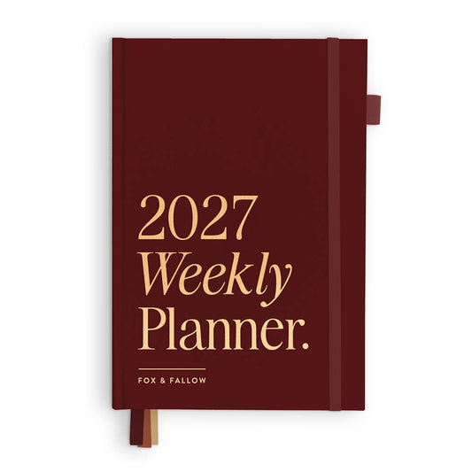 Fox & Fallow - 2027 Cherry A5 Horizontal Planner