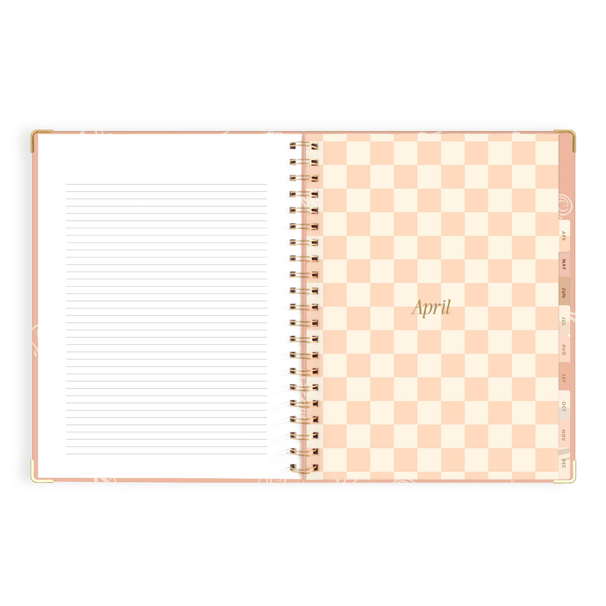 Fox & Fallow - 2027 Amalfi Peach  A4 Academic Planner