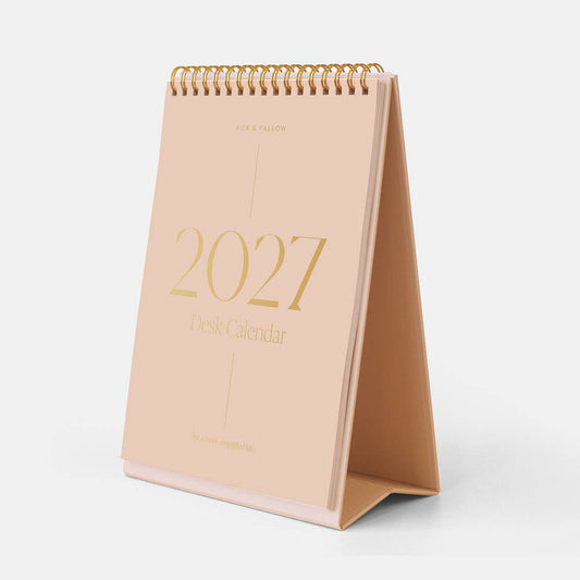 Fox & Fallow - 2027 Desk Calendar