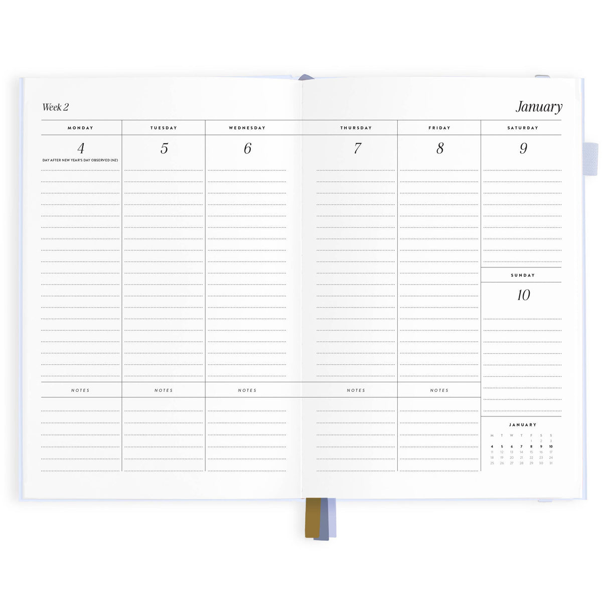 Fox & Fallow - 2027 Powder A5 Vertical Planner