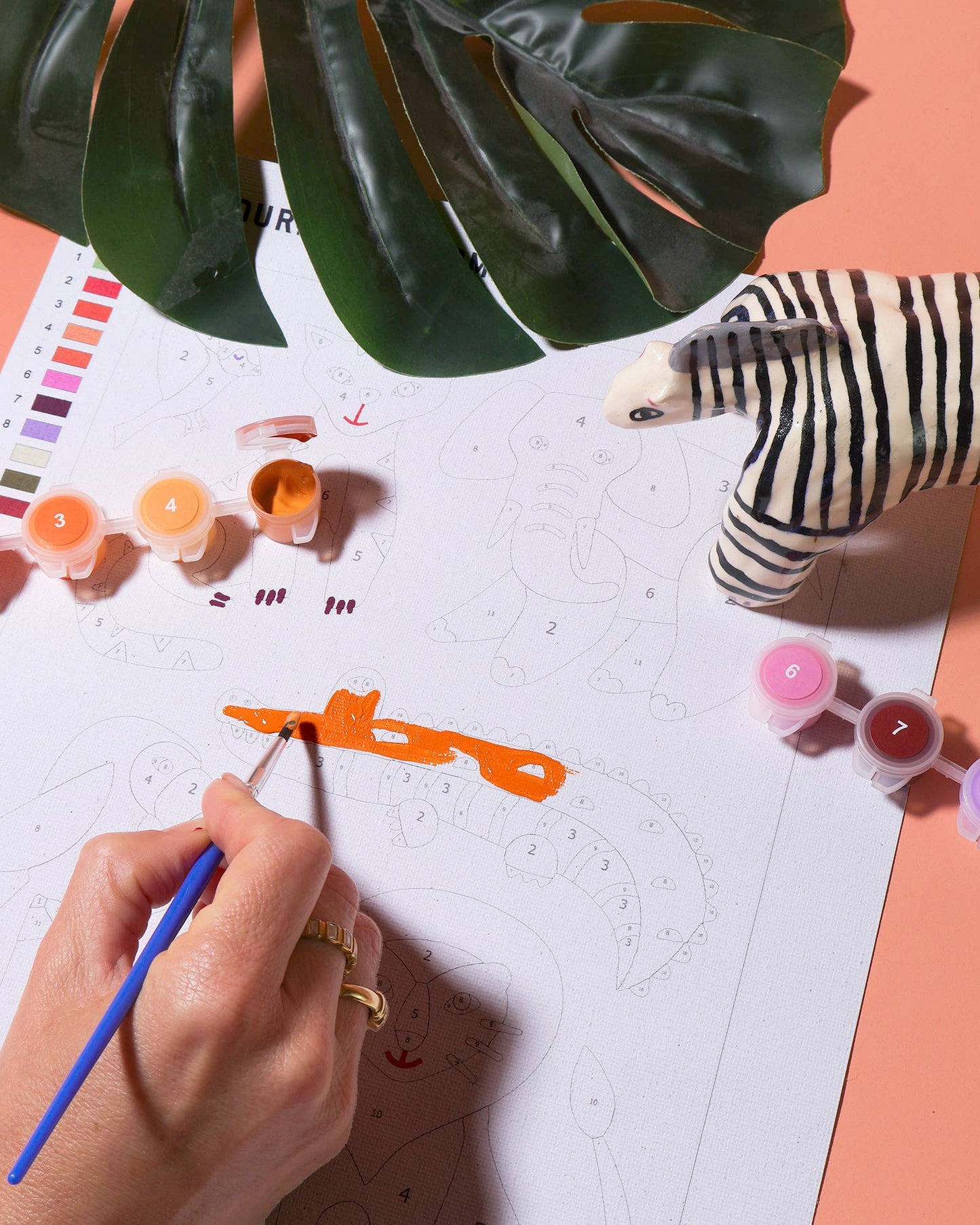 Kids Paint by Numbers - Little Safari