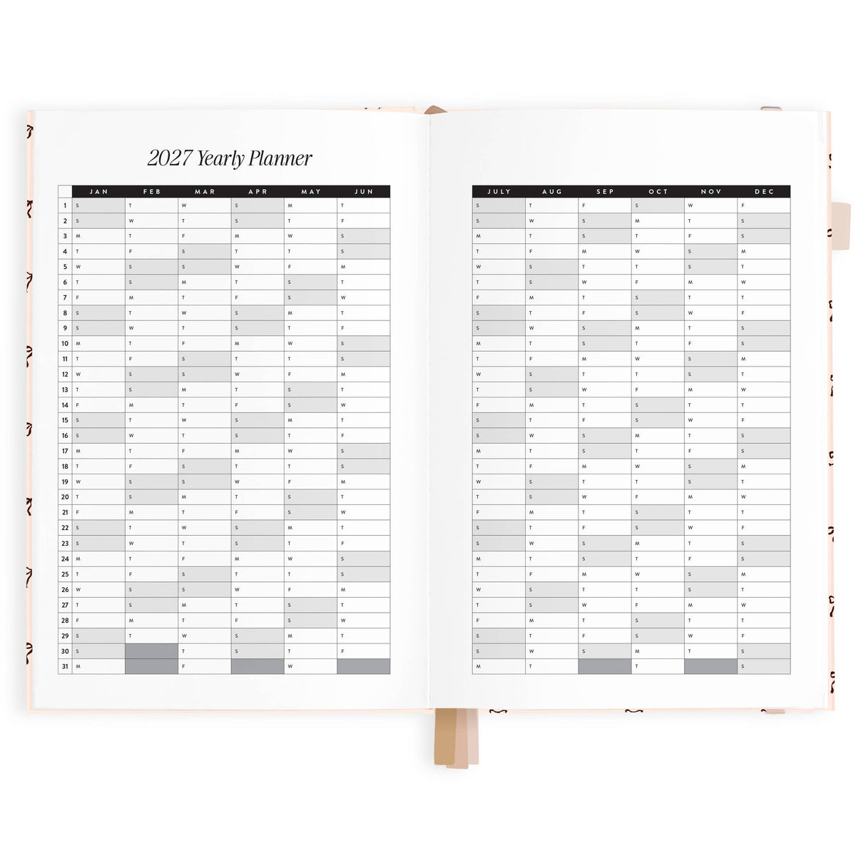 Fox & Fallow - 2027 French Bows A5 Vertical Planner