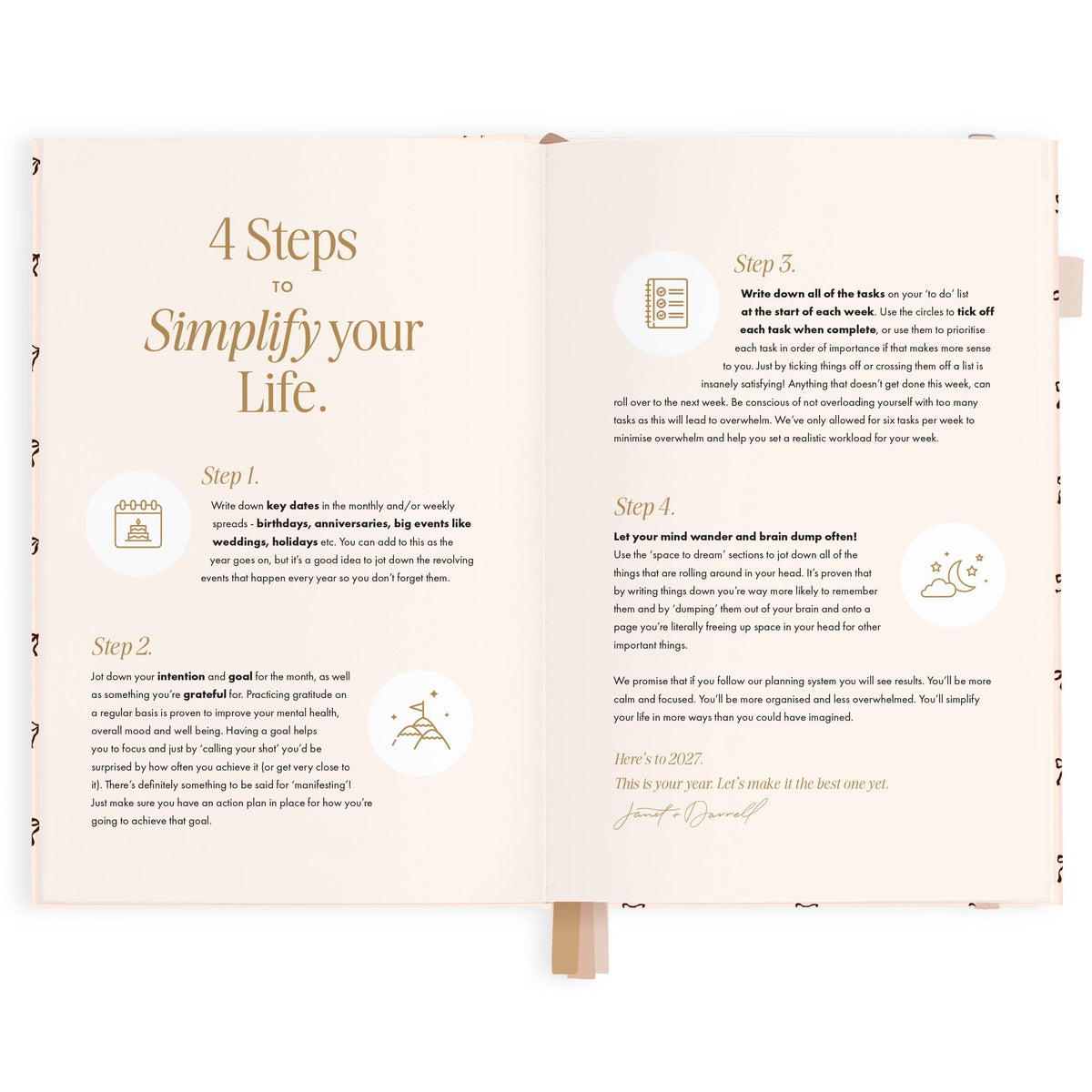 Fox & Fallow - 2027 French Bows A5 Vertical Planner