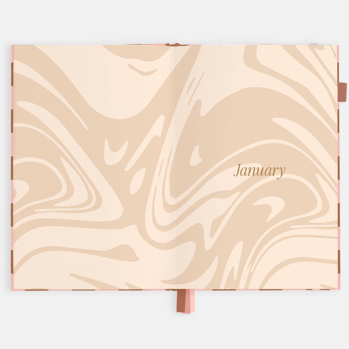 2026 Rose Check A5 Vertical Planner