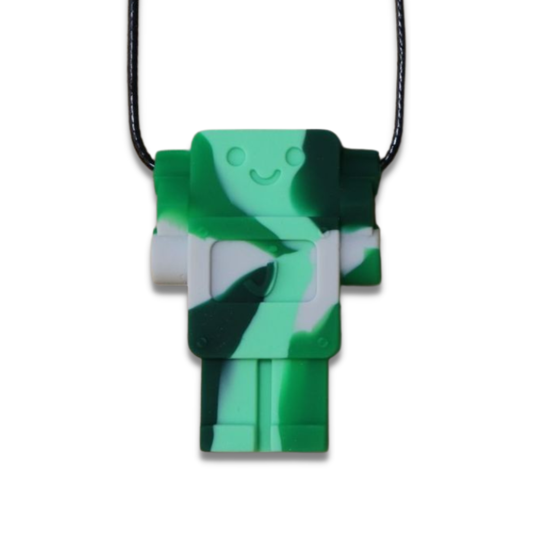 Jellystone Designs - Robot Pendant: Blue Hawaiian