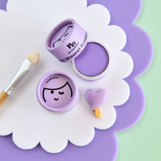 Kids Eco Natural Pressed Eyeshadow & Blush: Purple Eyeshadow