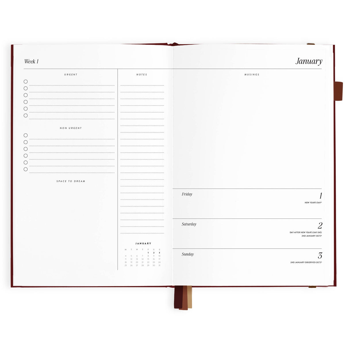 Fox & Fallow - 2027 Cherry A5 Horizontal Planner