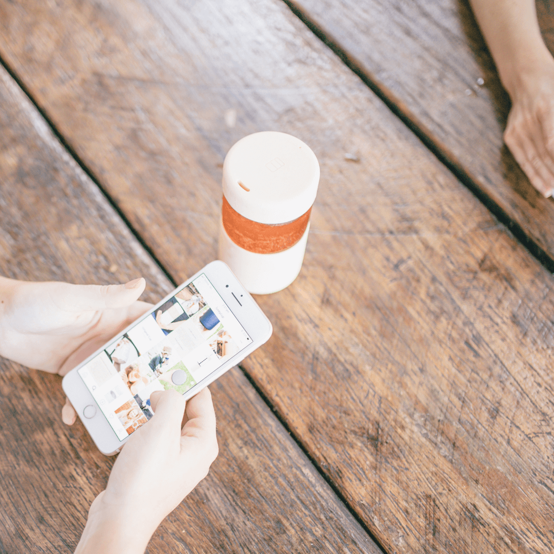 Luxey Cup - ORIGINAL -  Reusable Glass Coffee Cup 12oz: PAPAYA