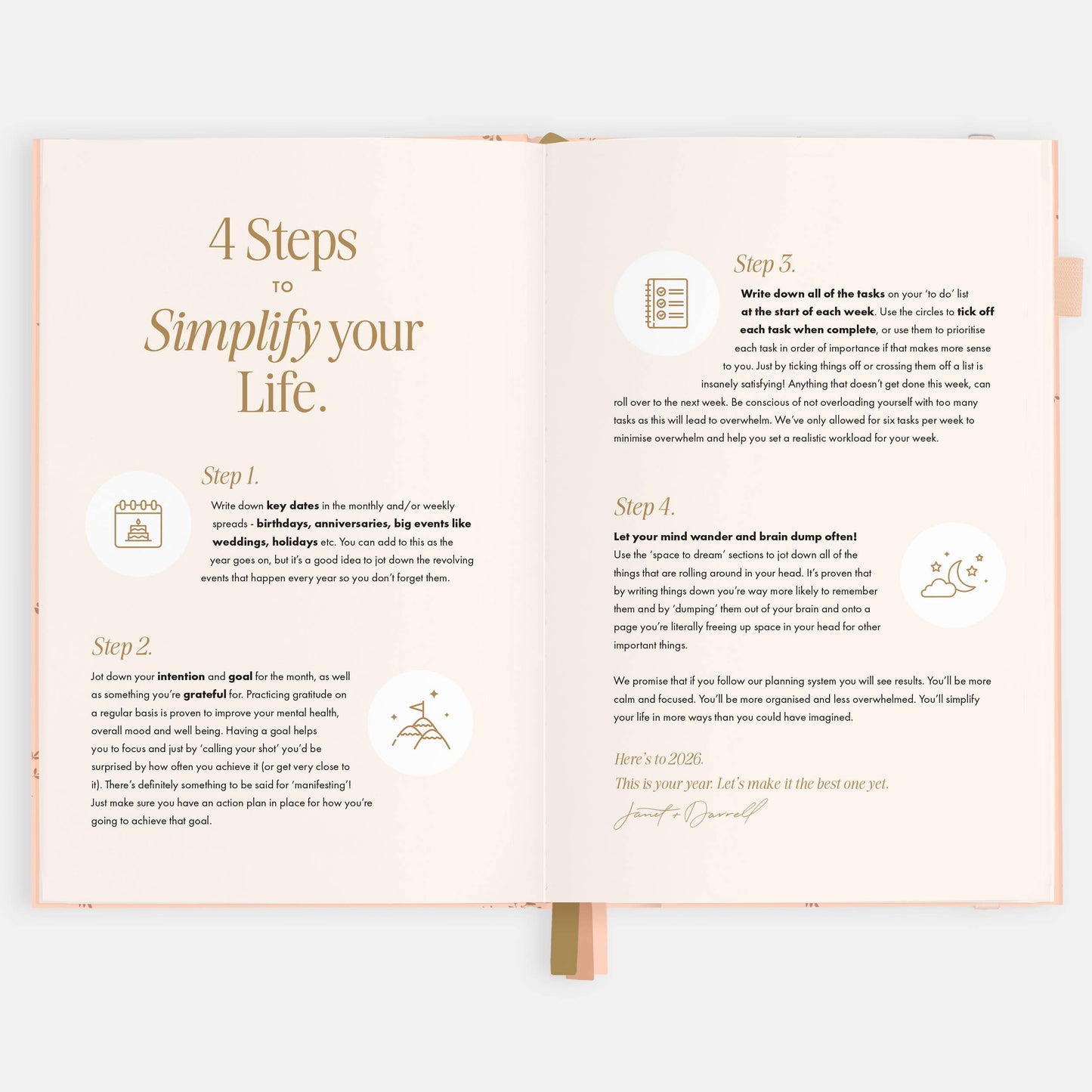 2026 Wild Ruscus A5 Vertical Planner