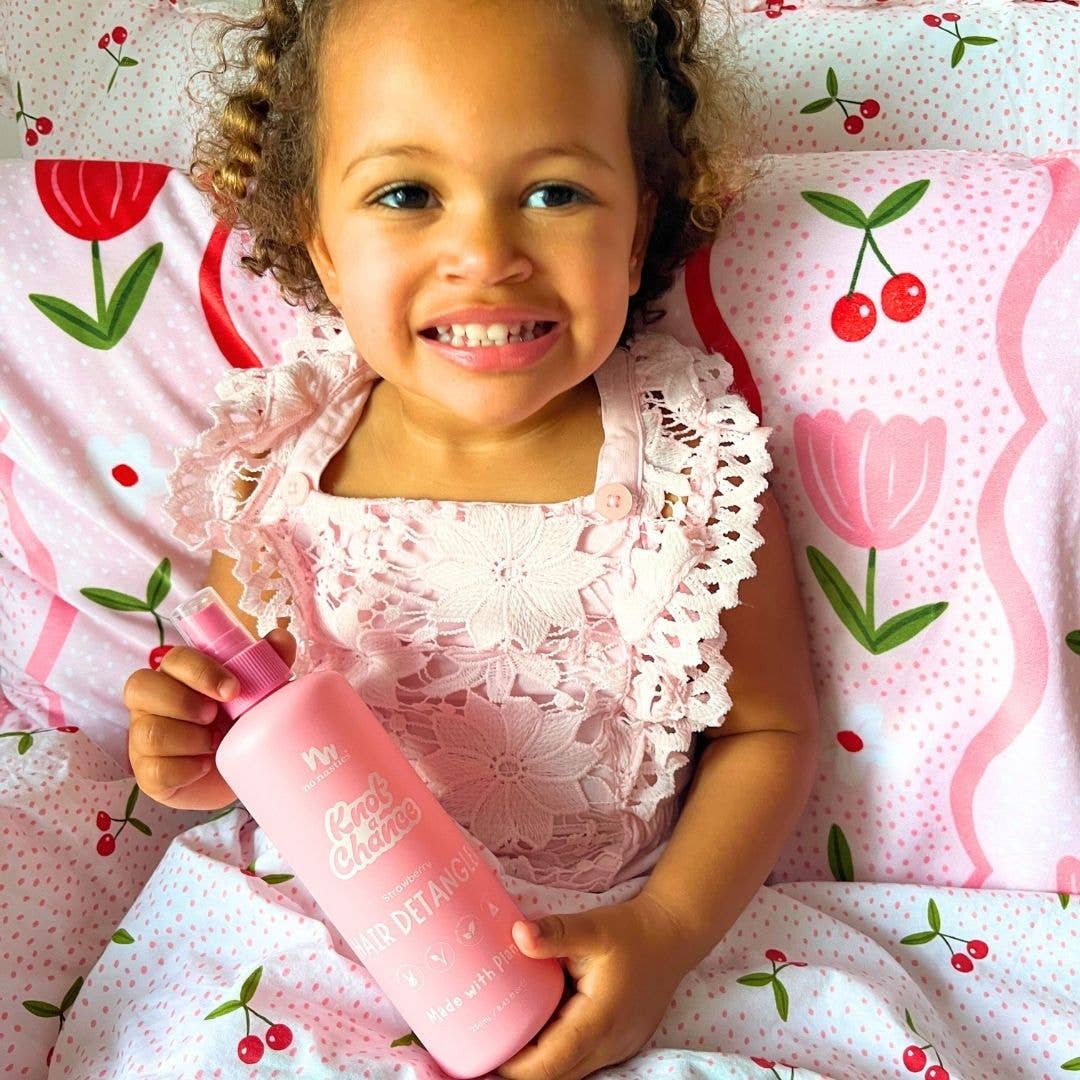 no nasties kids - Natural Plant Based Hair Detangler in Strawberry
