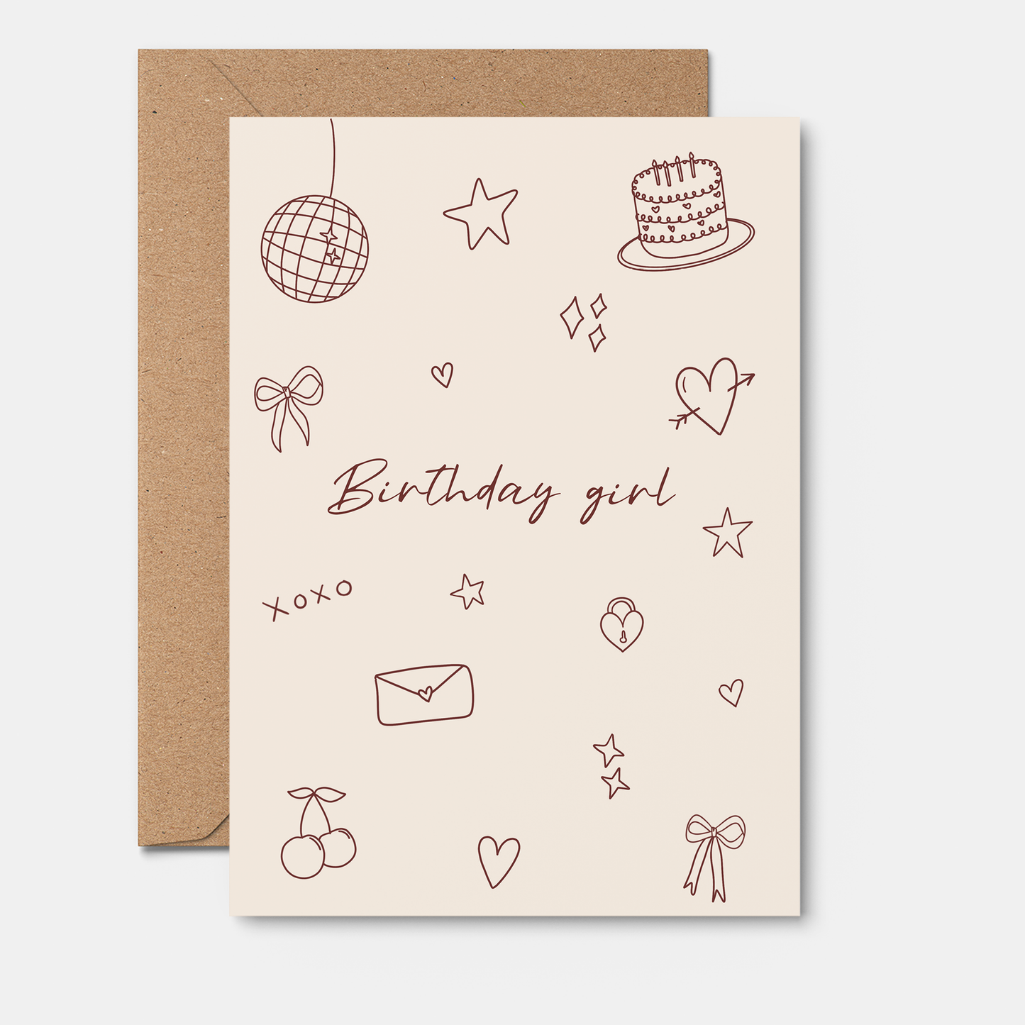 From Rosalie - Birthday Girl Greeting Card