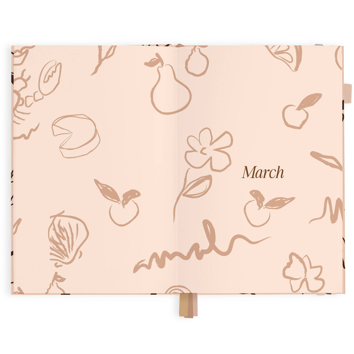 Fox & Fallow - 2027 Amalfi Latte A5 Vertical Planner