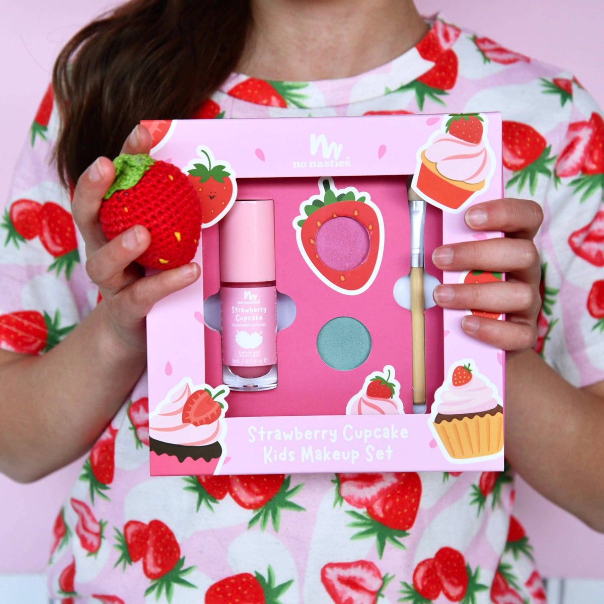no nasties kids - Strawberry Cupcake No Nasties Natural Makeup Gift Set