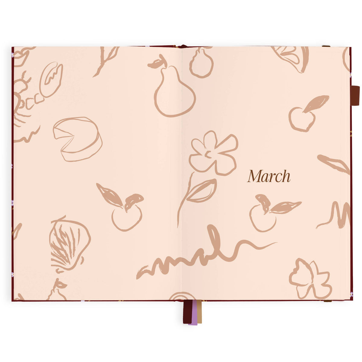 Fox & Fallow - 2027 Cherry Wisteria A5 Vertical Planner