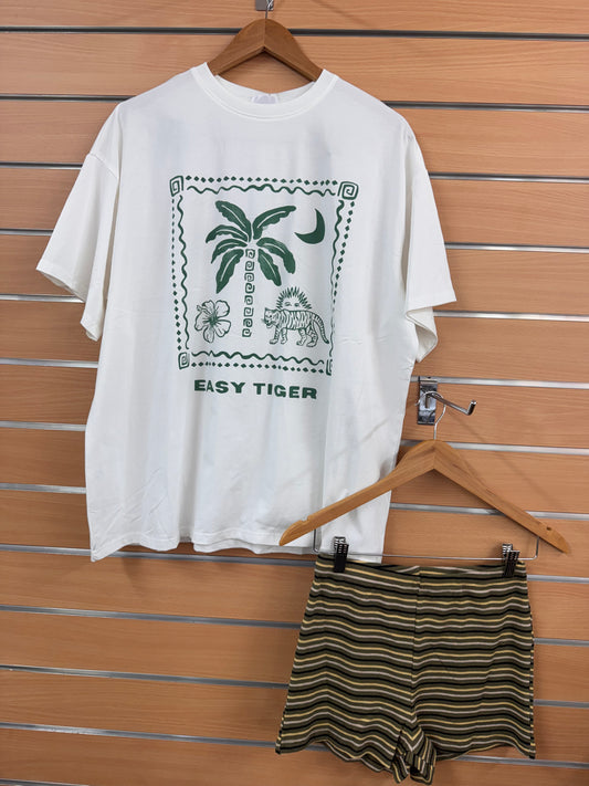 By Frankie Easy Tiger Set - White