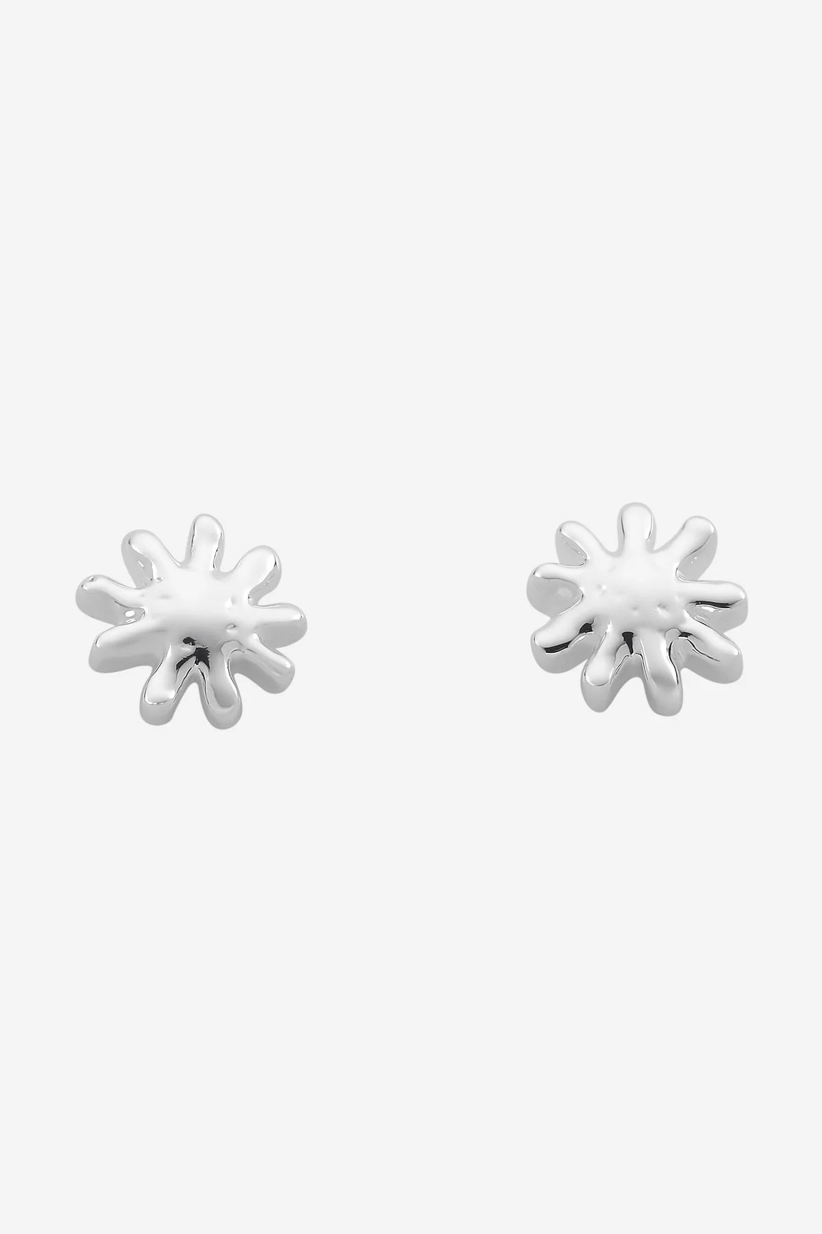 PETITE SUN SILVER EARRING