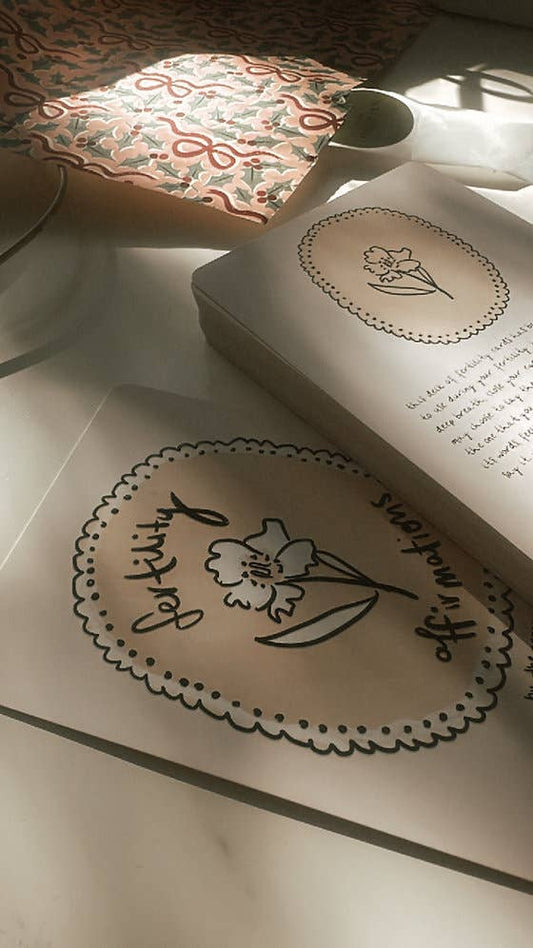The Name Nest Fertility affirmation cards
