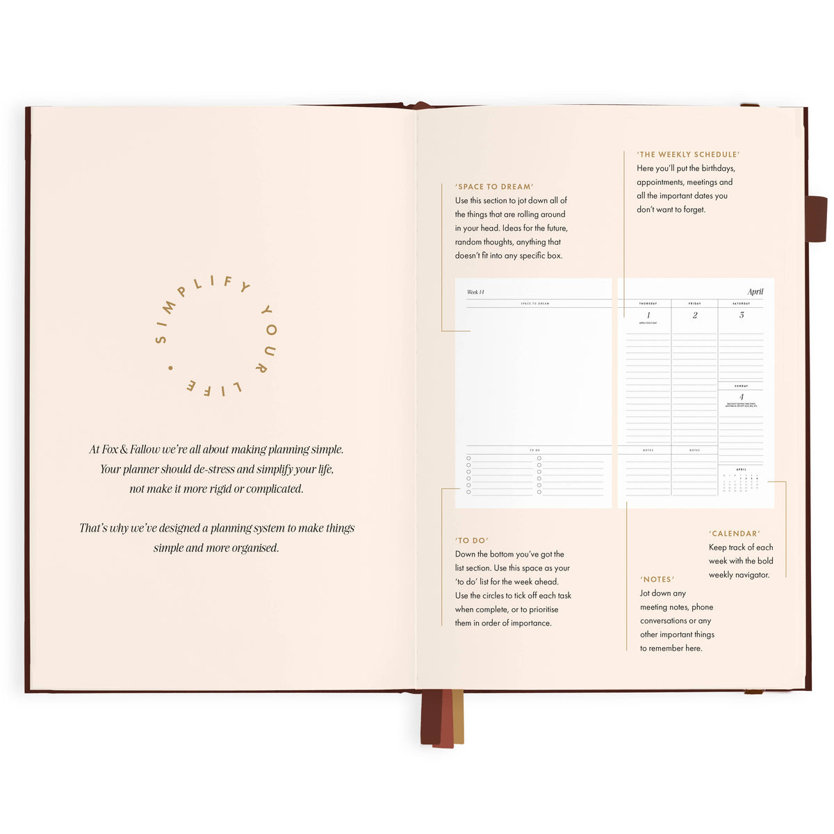 Fox & Fallow - 2027 Chocolate A5 Vertical Planner