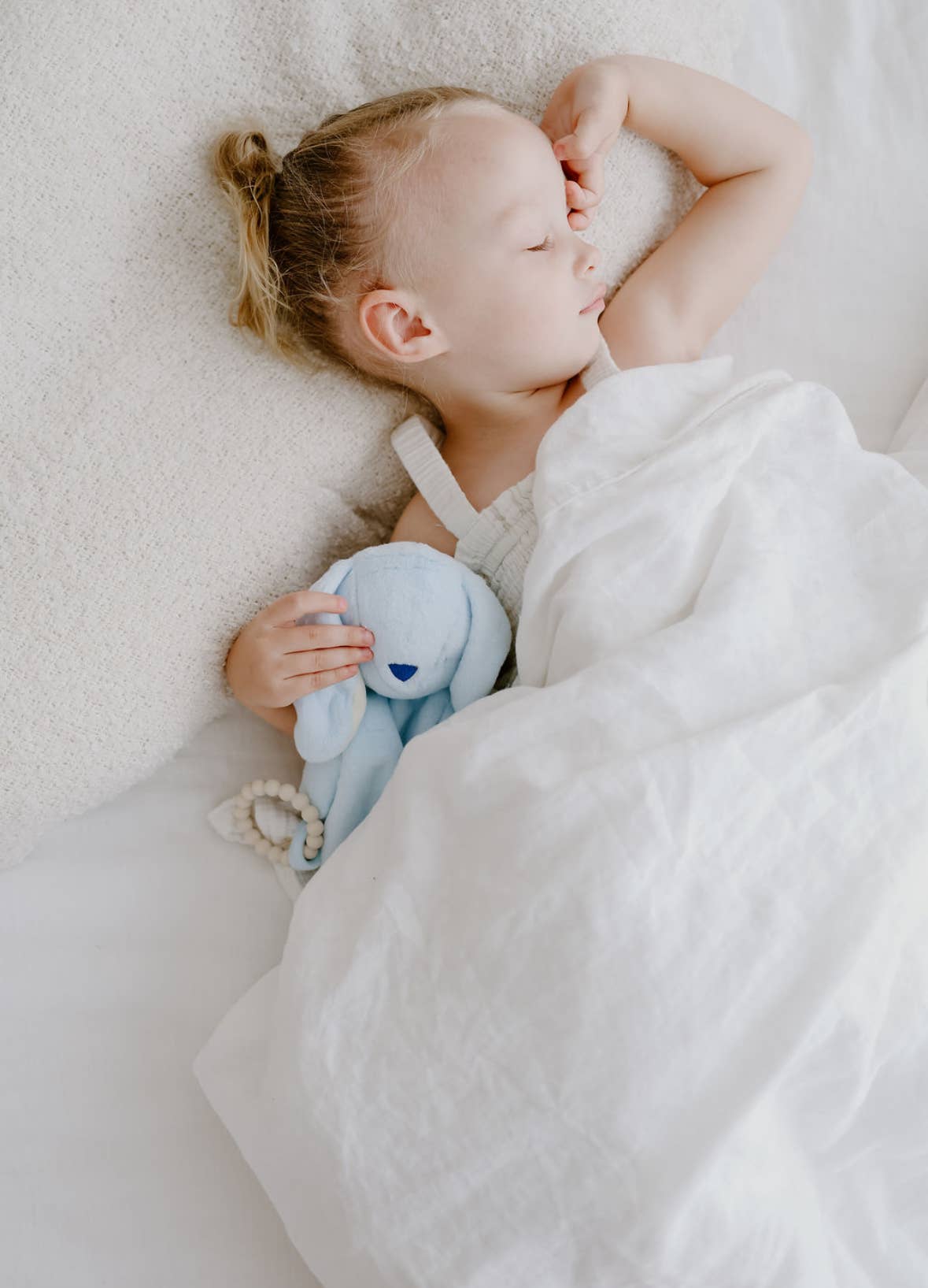 the name nest - Blue Marnie - bunny comforter and teether