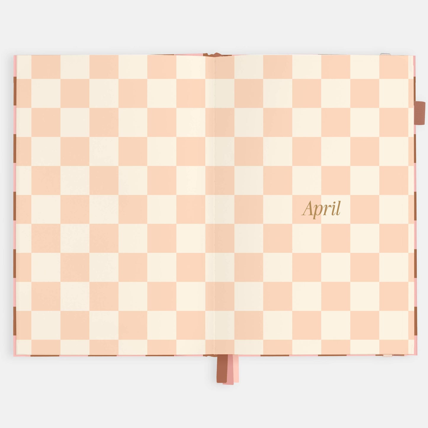 2026 Rose Check A5 Vertical Planner