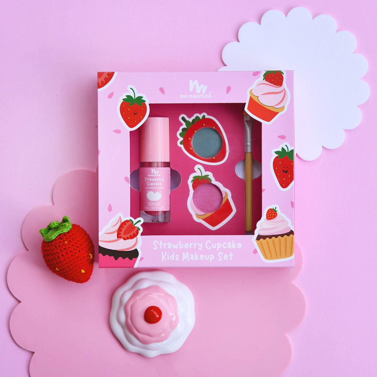 no nasties kids - Strawberry Cupcake No Nasties Natural Makeup Gift Set