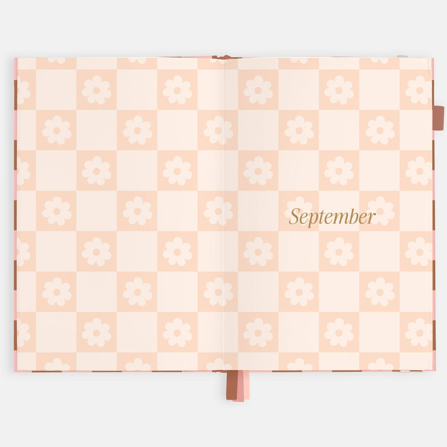 2026 Rose Check A5 Vertical Planner