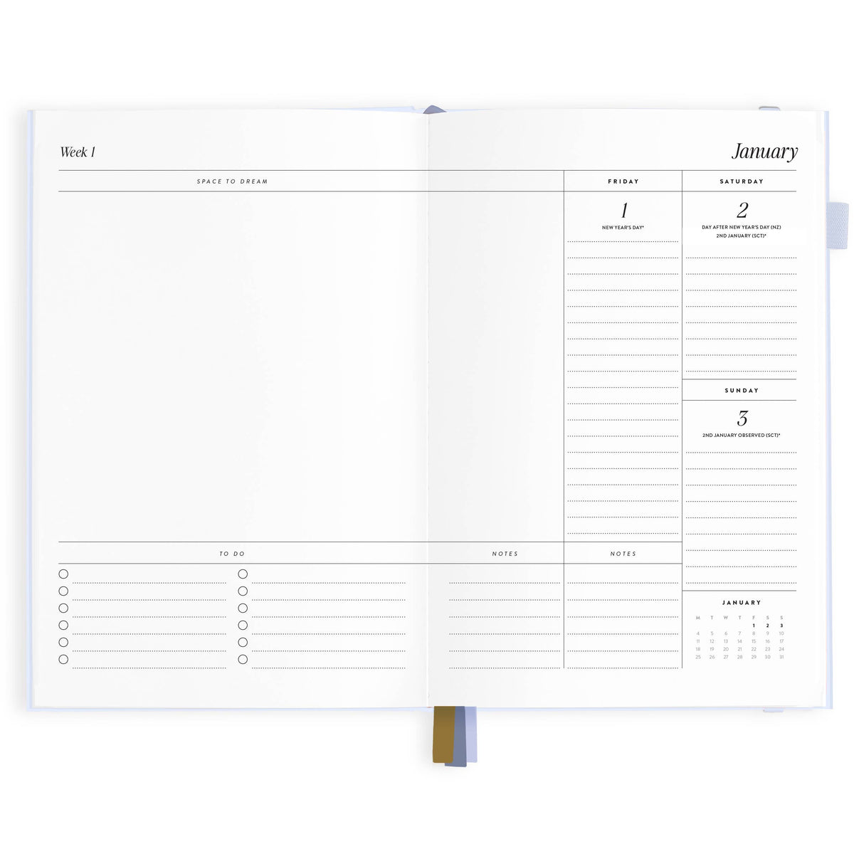 Fox & Fallow - 2027 Powder A5 Vertical Planner