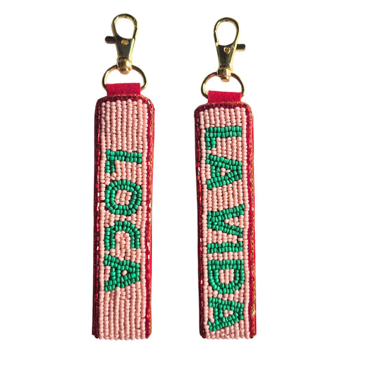 Beaded Keychain La Vida Loca