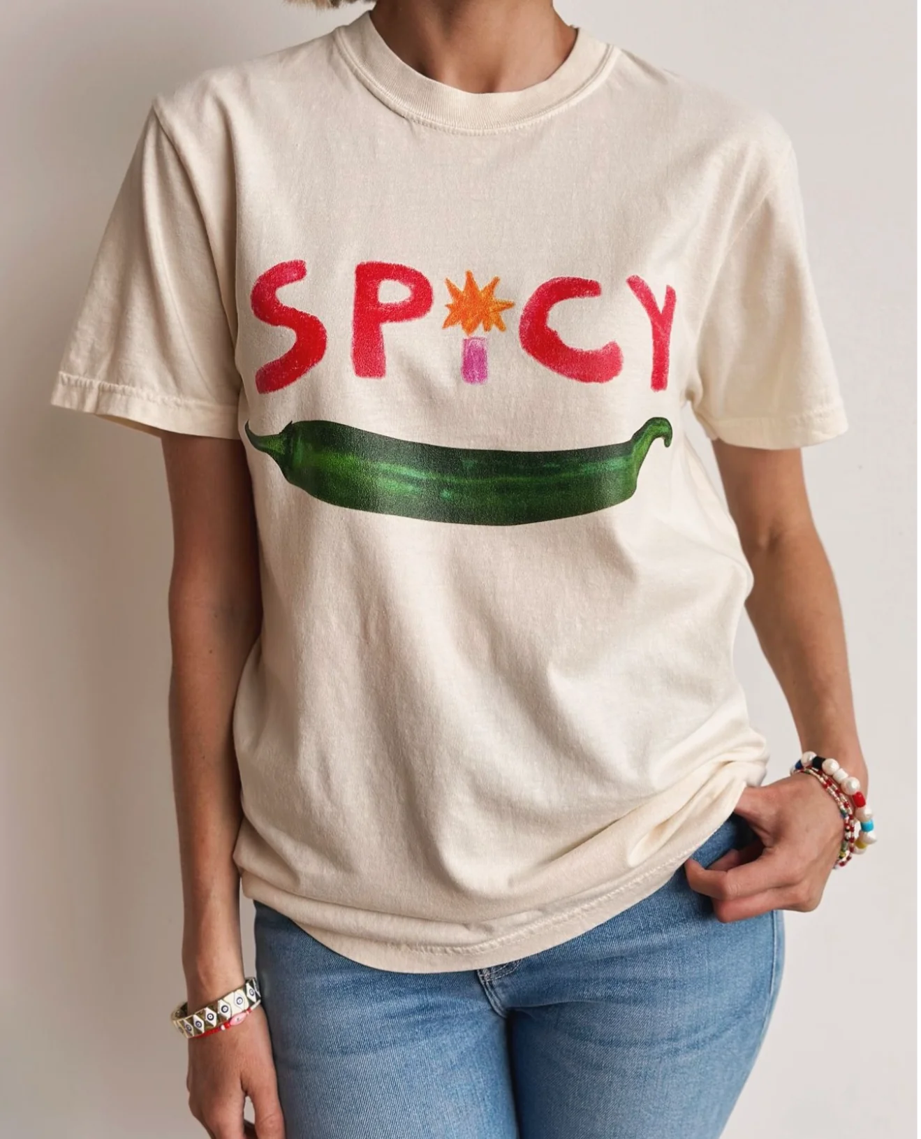 Spicy T-Shirt (Ivory)