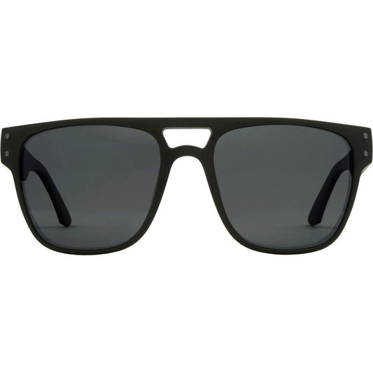 Carve Sunglasses - The Hub Matt Black Grey Polarized Lens
