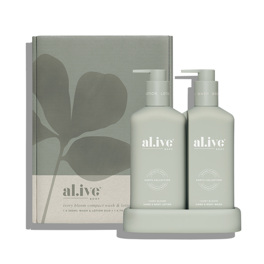 Compact Hand & Body Wash Duo - Ivory Bloom