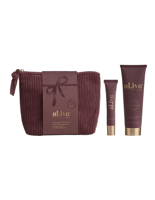 Hand & Lip Gift Set Sweet Plum & Berries