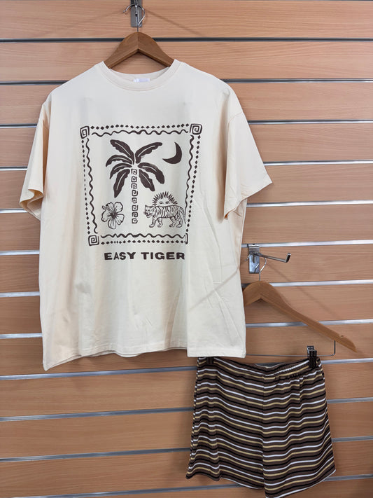 By Frankie Easy Tiger Set - Beige